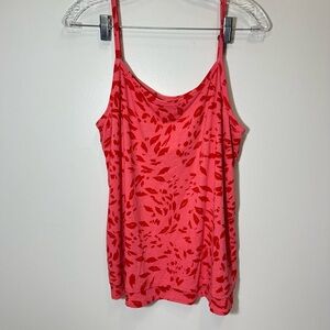 CABI NWOT $69 Modern 6386 Balcony Lips Heart Print Cami Tank Top